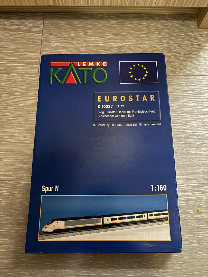 絕版稀有KATO 歐洲之星Eurostar 8cars 10-327 Basic set 8両基本裝
