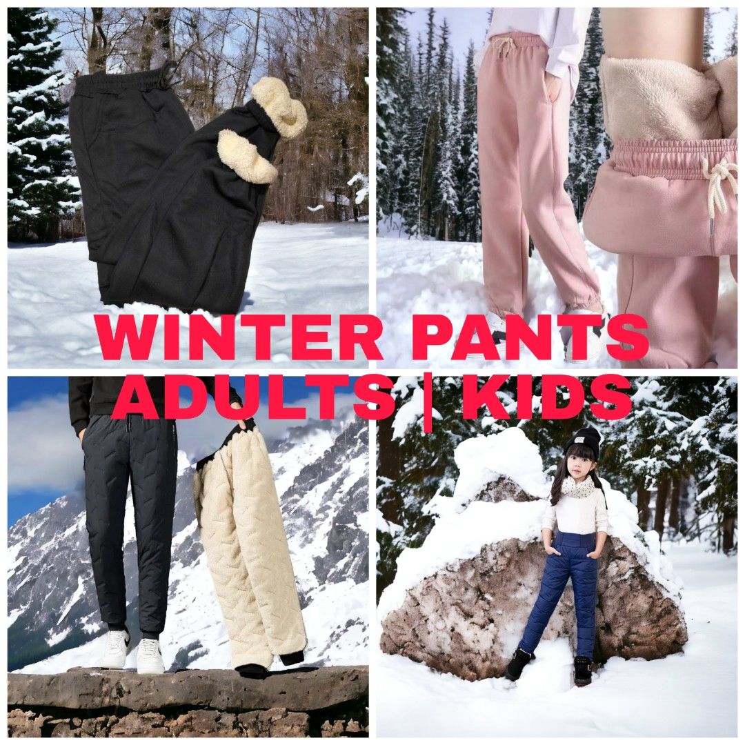 Warm pants for cold weather women's outlet