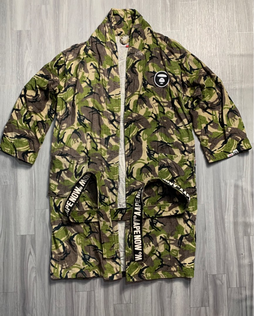 Aape bathrobe, Men's Fashion, Coats, Jackets and Outerwear on Carousell