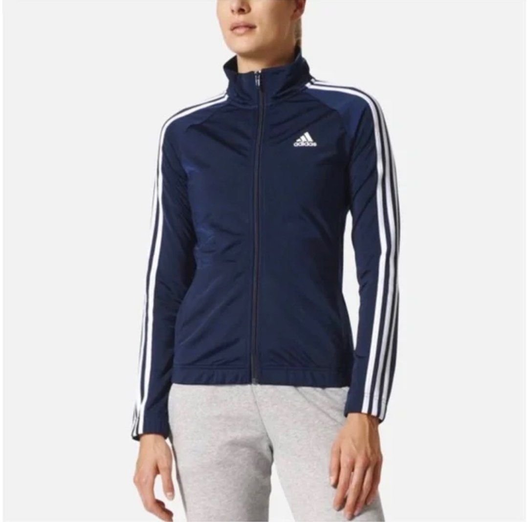 Adidas women's zip best sale up jacket