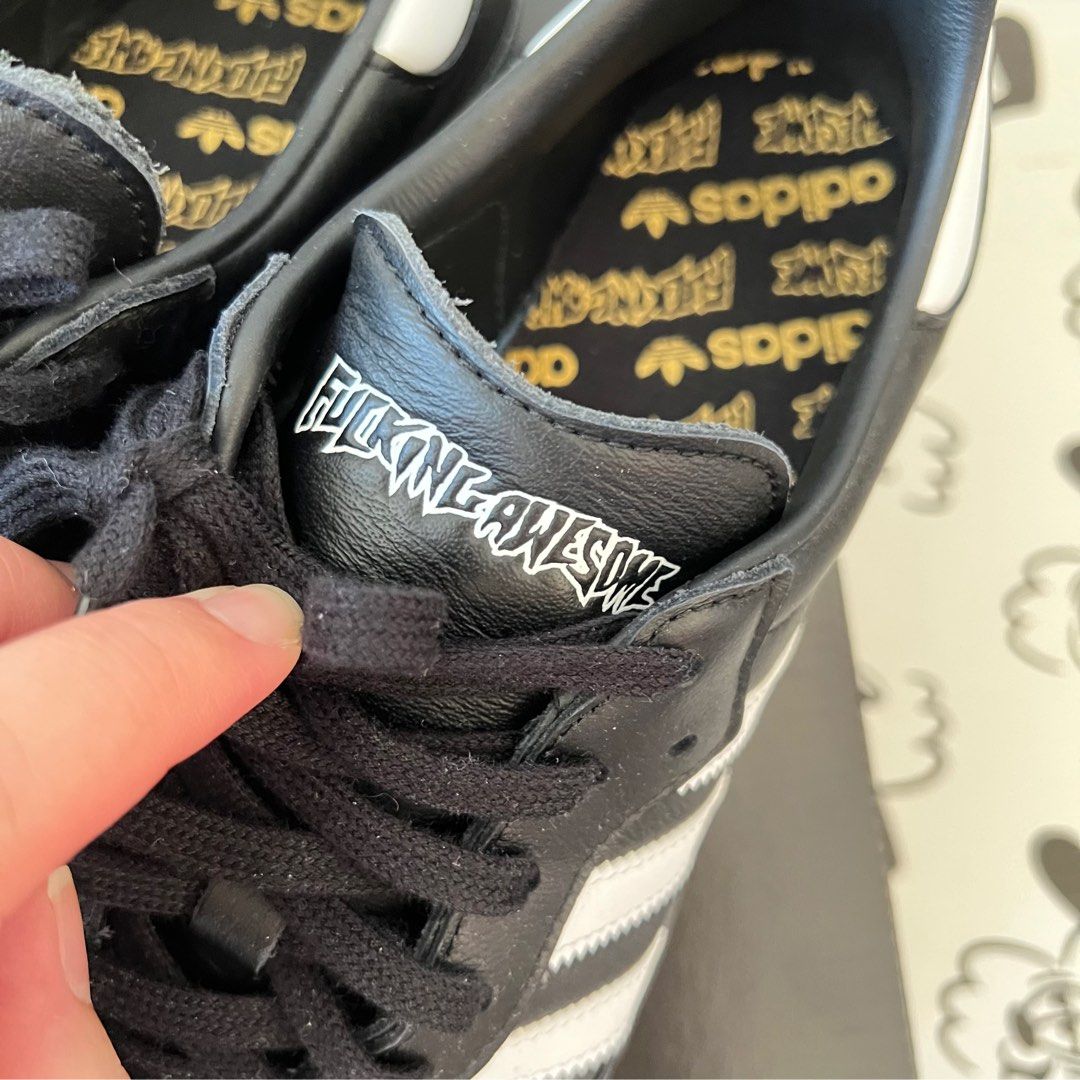 Adidas originals Samba x Fucking Awesome us8 uk7.5, 男裝, 鞋, 波鞋