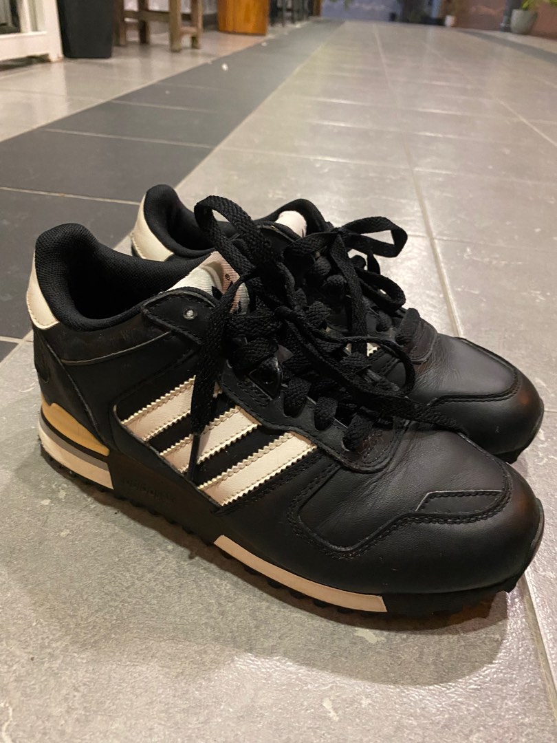 Adidas leather online shoes womens black