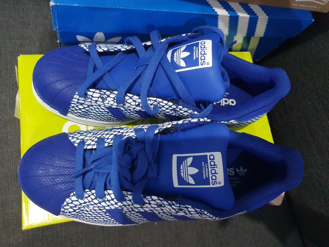 Adidas superstar 2025 blue snake