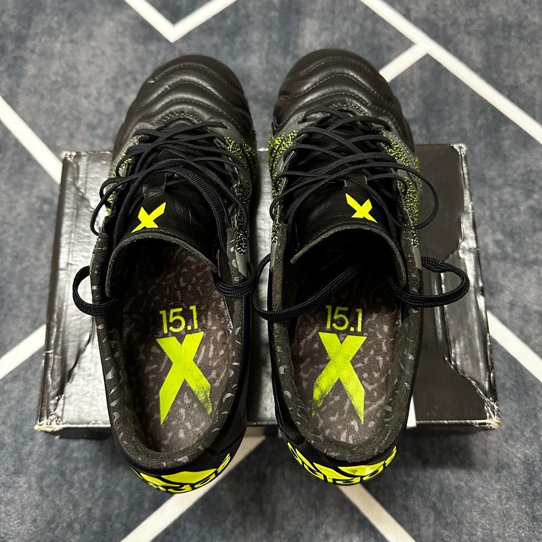 Adidas X 15.1 Fg Leather Men s Fashion Footwear Sneakers on