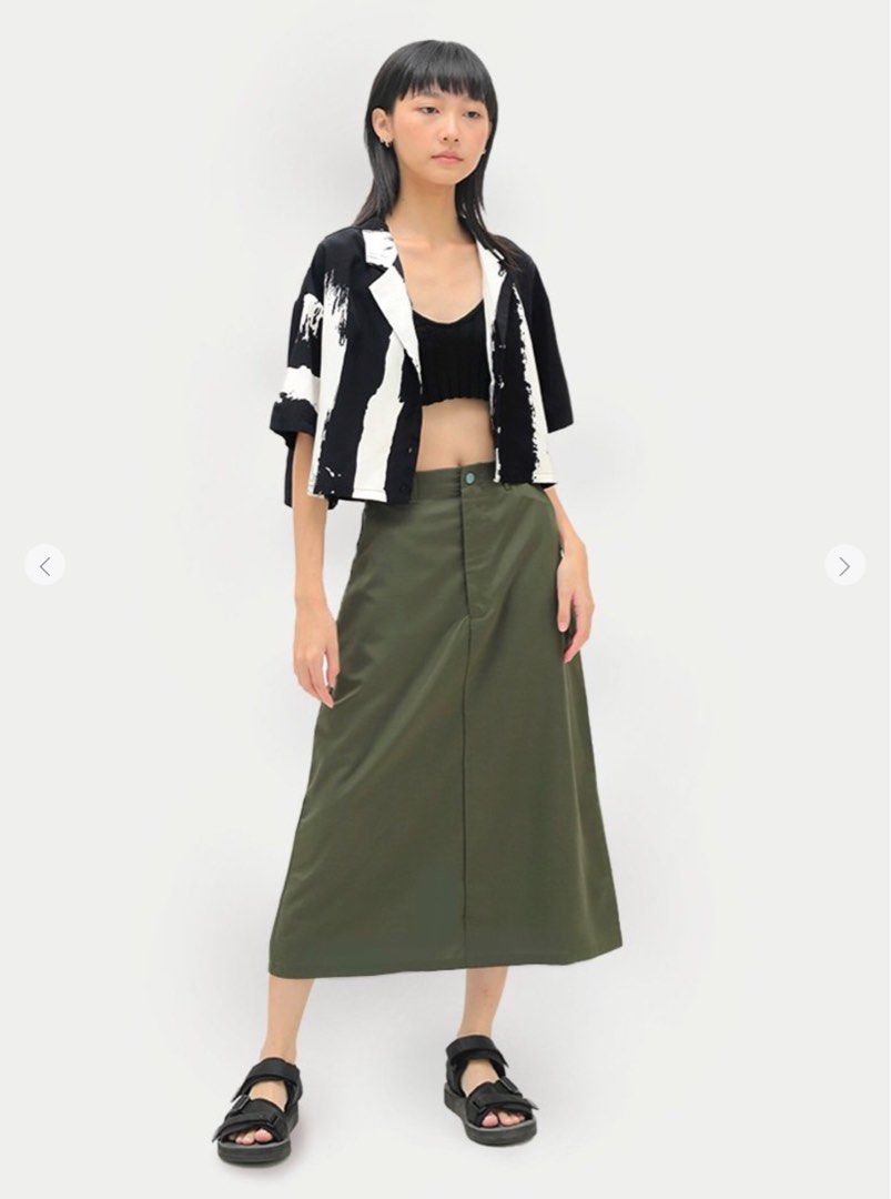 Button online skirt xl