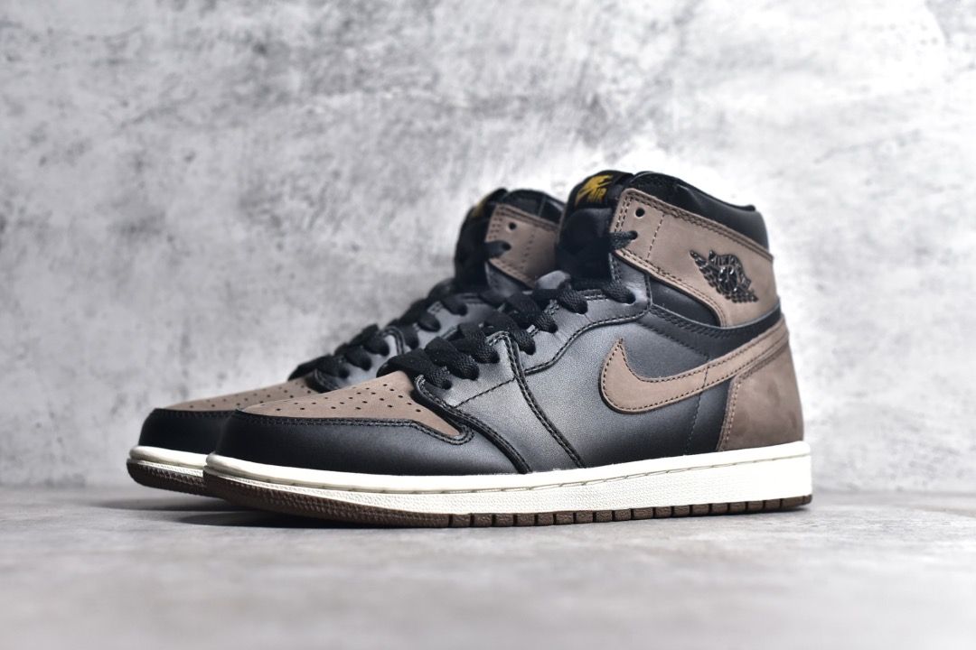 Jordan 1 black and brown discount