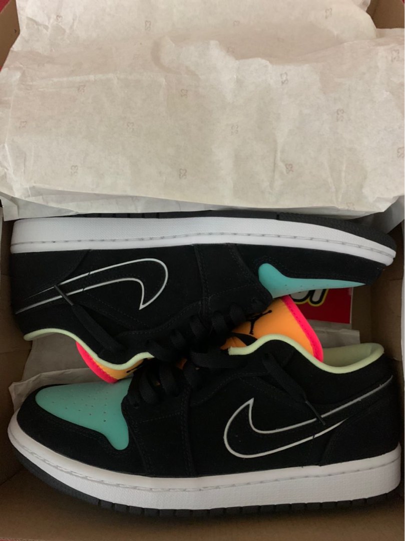 aj1 low aurora green