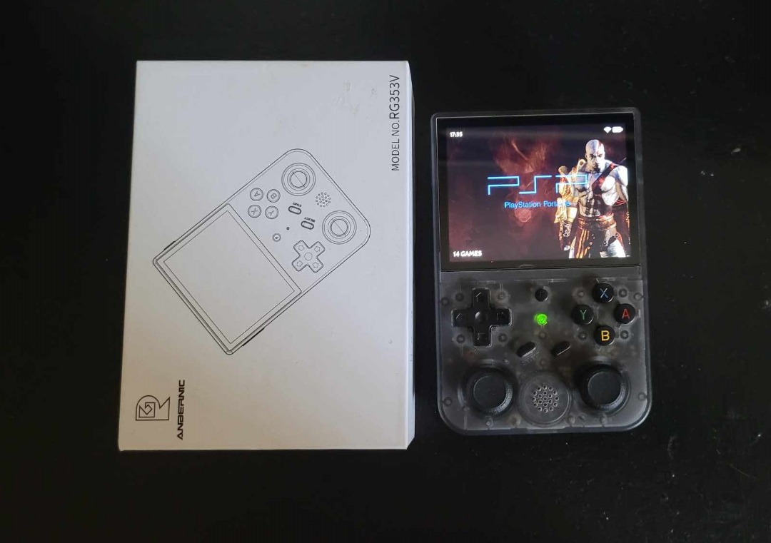Anbernic RG353v gaming console, Video Gaming, Video Game Consoles ...