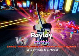 Showcasing NEW Evolved Shiny Gas Mythic in Anime Adventures Roblox 