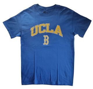 Auth UCLA Russell University Shirt Blue Medium