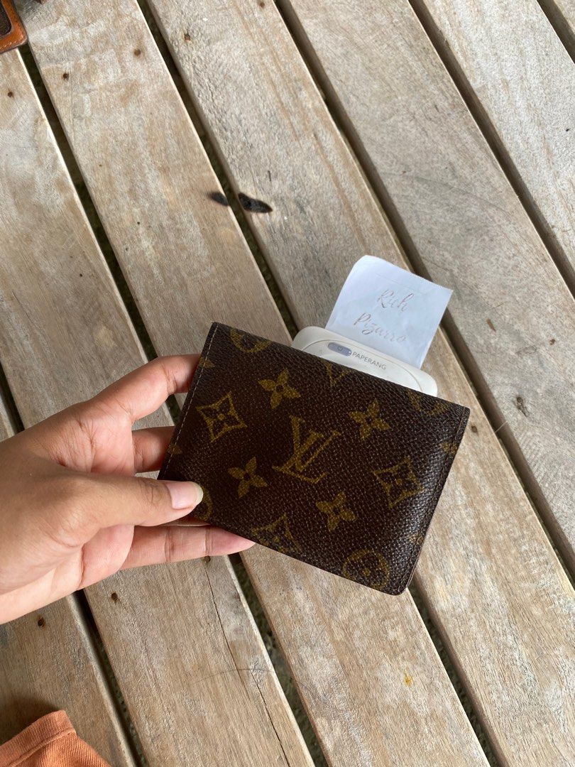 Authentic Louis Vuitton Monogram Slim Card/ I.D holder Wallet, Luxury, Bags  & Wallets on Carousell