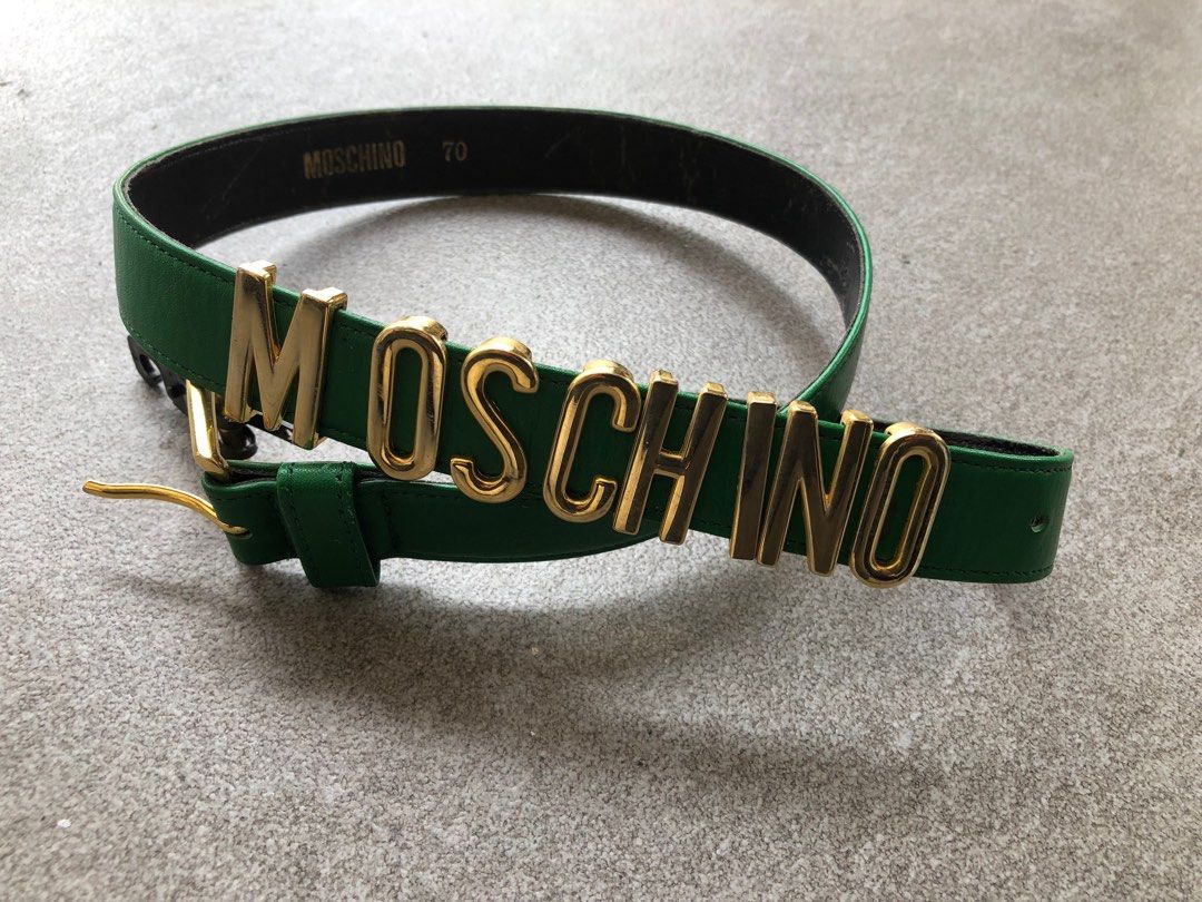 Moschino belt fake vs real hot sale