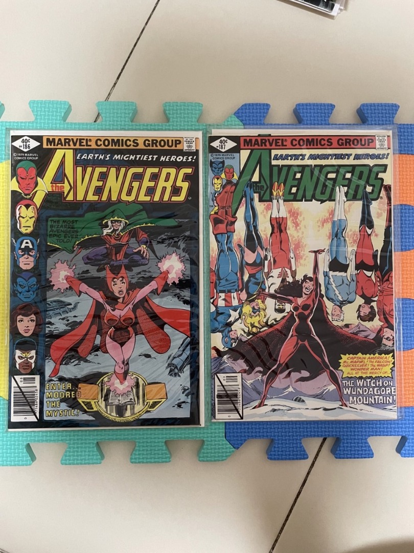 AVENGERS 186 Origin SCARLET WITCH & QUICKSILVER 1st MAGDA & CHTHON -  NEWSSTAND