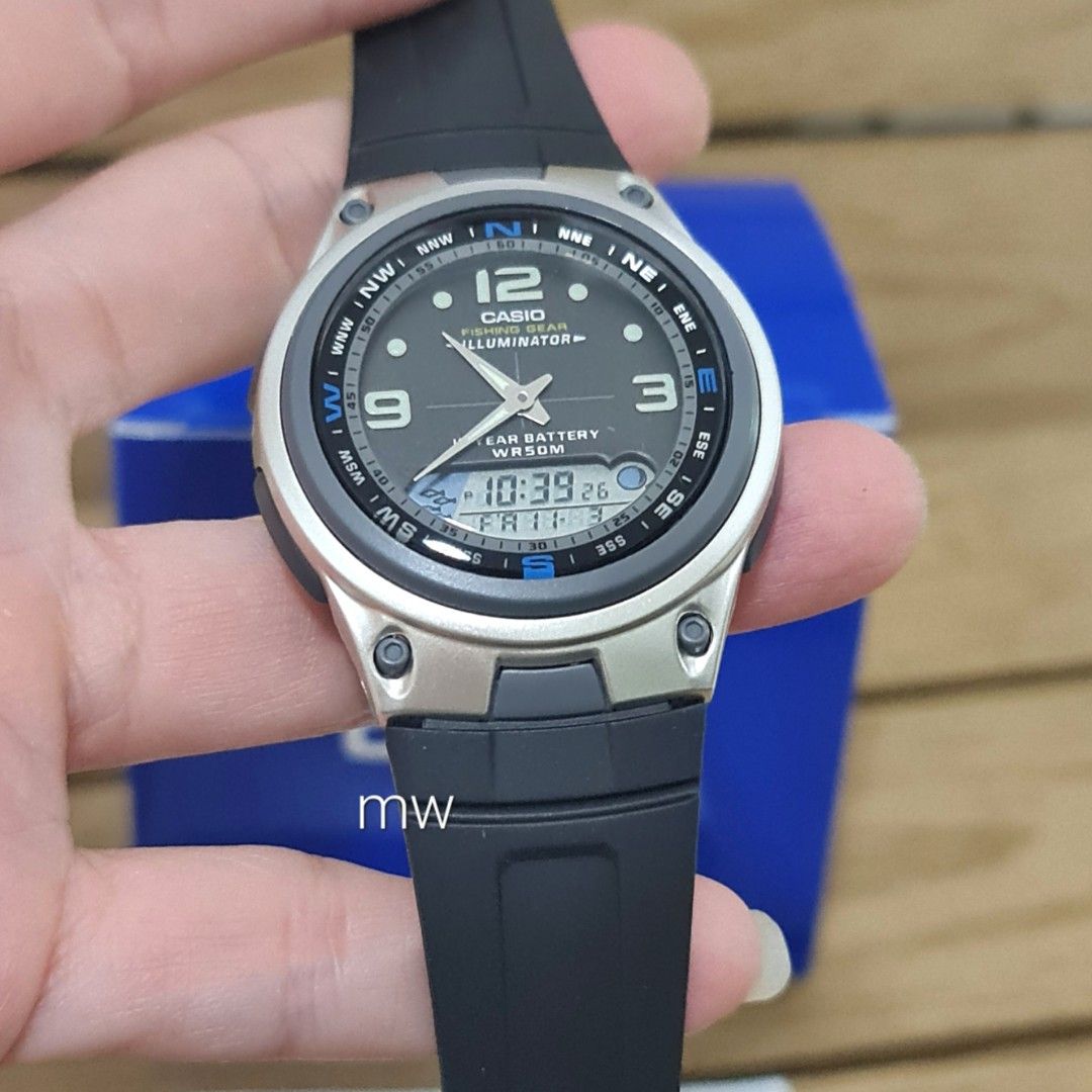 Casio fishing gear illuminator watch price shop