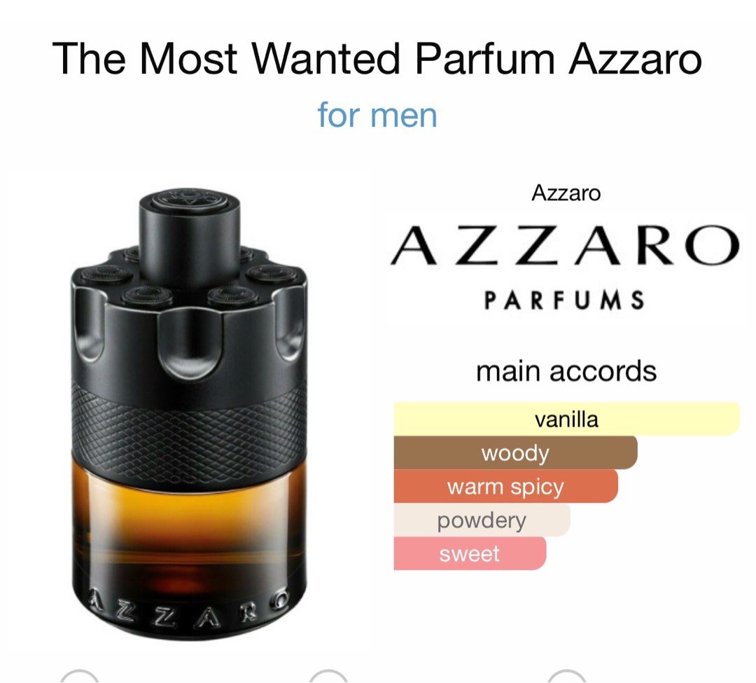 Azzaro the most wanted parfum (Category: Fragrance & Deodorants) located in Manila. Submitted by stack.in.it (Listing ID 1263728888, Image 2). Description: Guaranteed original :) ❤️❤️.