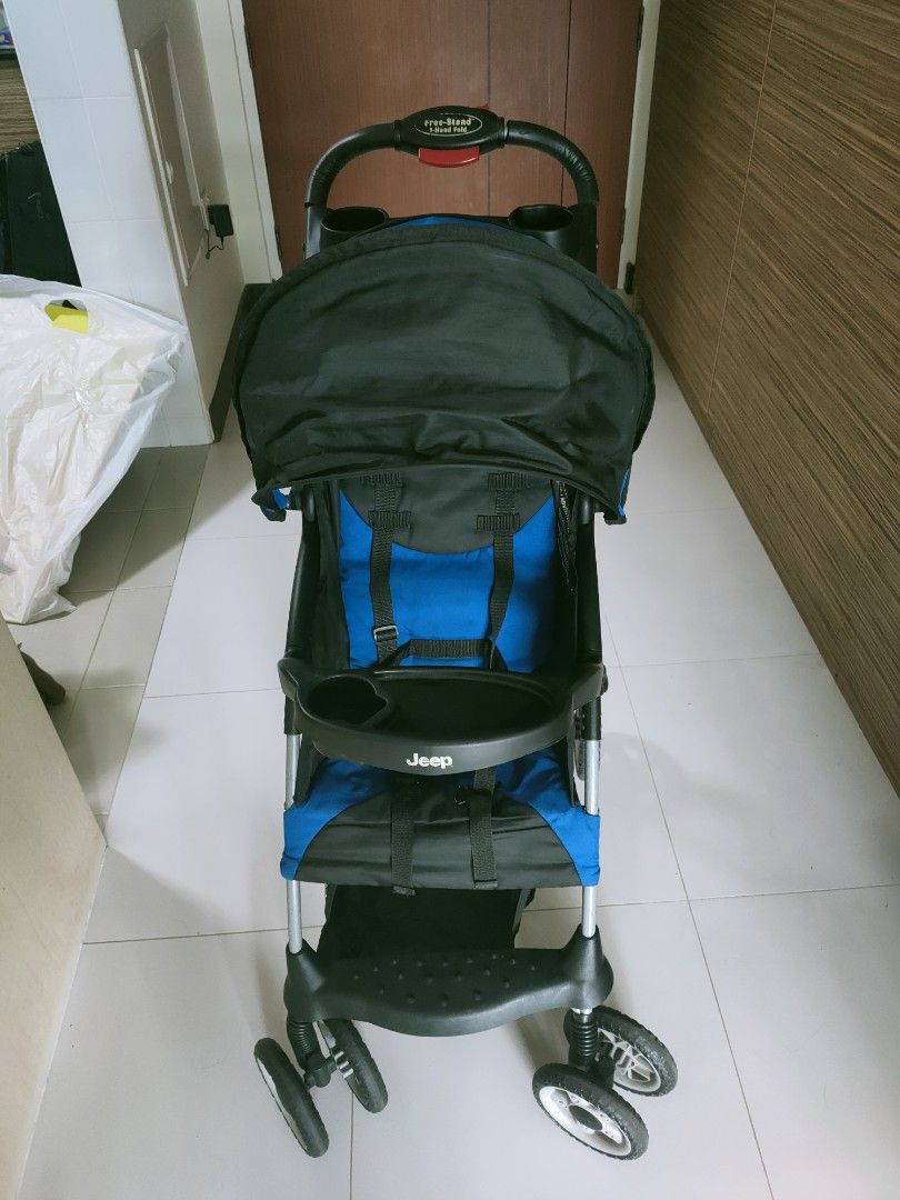 Baby Stroller 1 hand fold Babies Kids Going Out Strollers on