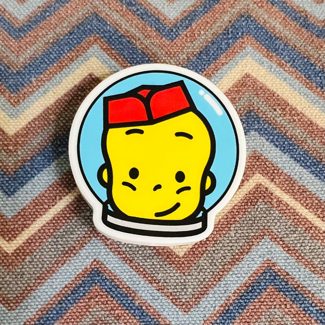 BABY-STAR ITEM (Category: Designer & Blind Box Toys) located in Manila. Submitted by tarbabe (Listing ID 1263773553, Image 1). Description: Not sure exactly what this is for. Probably a pin featuring "Bay-chan", mascot for Baby Star Ramen. Made of plastic. .