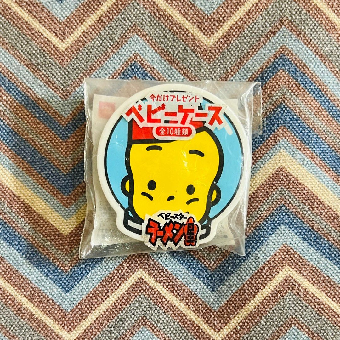 BABY-STAR ITEM (Category: Designer & Blind Box Toys) located in Manila. Submitted by tarbabe (Listing ID 1263773553, Image 2). Description: Not sure exactly what this is for. Probably a pin featuring "Bay-chan", mascot for Baby Star Ramen. Made of plastic. .