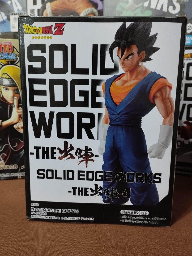 Banpresto Solid Edge Works Dragon Ball Z Vegito (Category: Figurines & Statues) located in Manila. Submitted by jmmendoza321 (Listing ID 1263716514, Image 2). Description: Banpresto Solid Edge Works Dragon Ball Z Vegito (Base Form) Mint In Sealed Box Mode of Payment: GCash or COD Mode of Delivery: Lalamove or LBC Meet-up around Sampaloc, Manila Area.