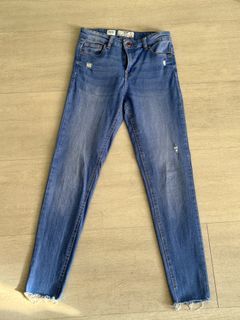 Bershka denim jeans low rise push up 低腰 提臀 牛仔褲