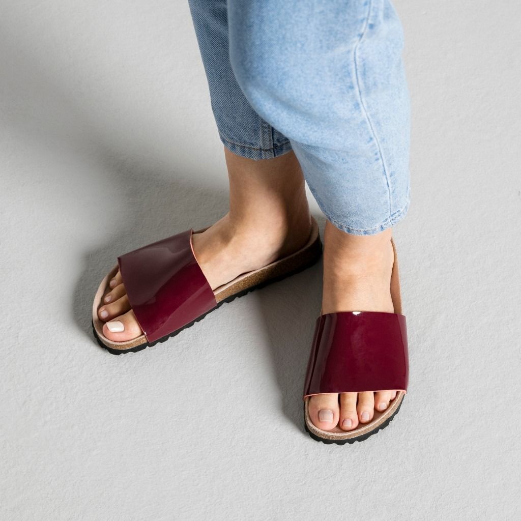 Birkenstock Cora Papillio Two Tone Wine Women s Fashion Footwear