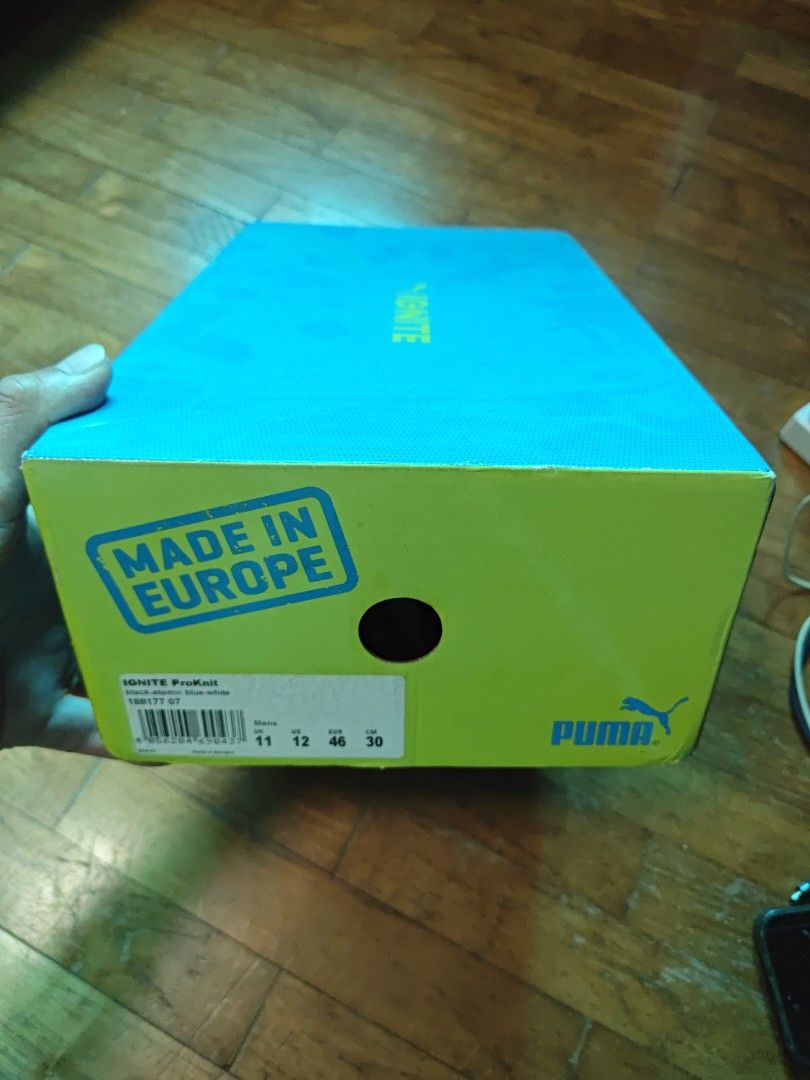 Puma ignite blue and white cheap