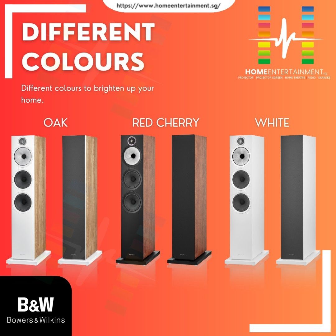 BOWERS & WILKINS 603 S3 TOWER SPEAKER & HTM6 CENTRE SPEAKER + YAMAHA 7.