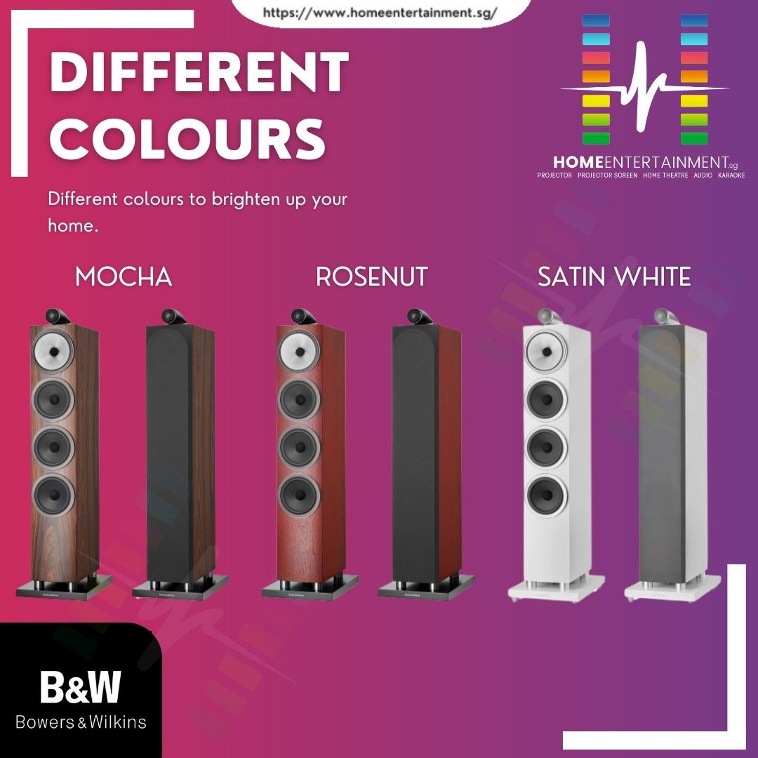 BOWERS & WILKINS 702 S3 SPEAKERS + CABASSE ABYSS CONNECTED STEREO HIFI