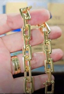 LOUIS VUITTON Bracelet Brasserie Digit Taiga BLK Leat… - Gem