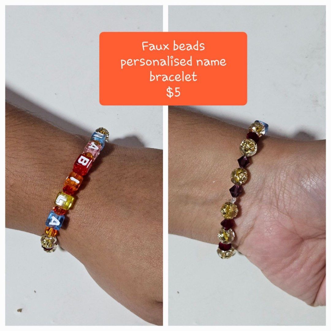 Bracelets (Category: Bracelets) located in Singapore. Submitted by _ayyuuub__ (Listing ID 1263781817, Image 4). Description: Made with faux beads and crystals .