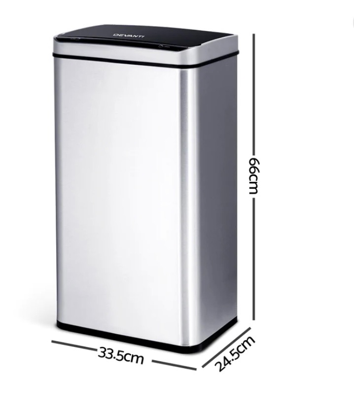 Branded sensor bin from Australia (Devanti), Furniture & Home Living