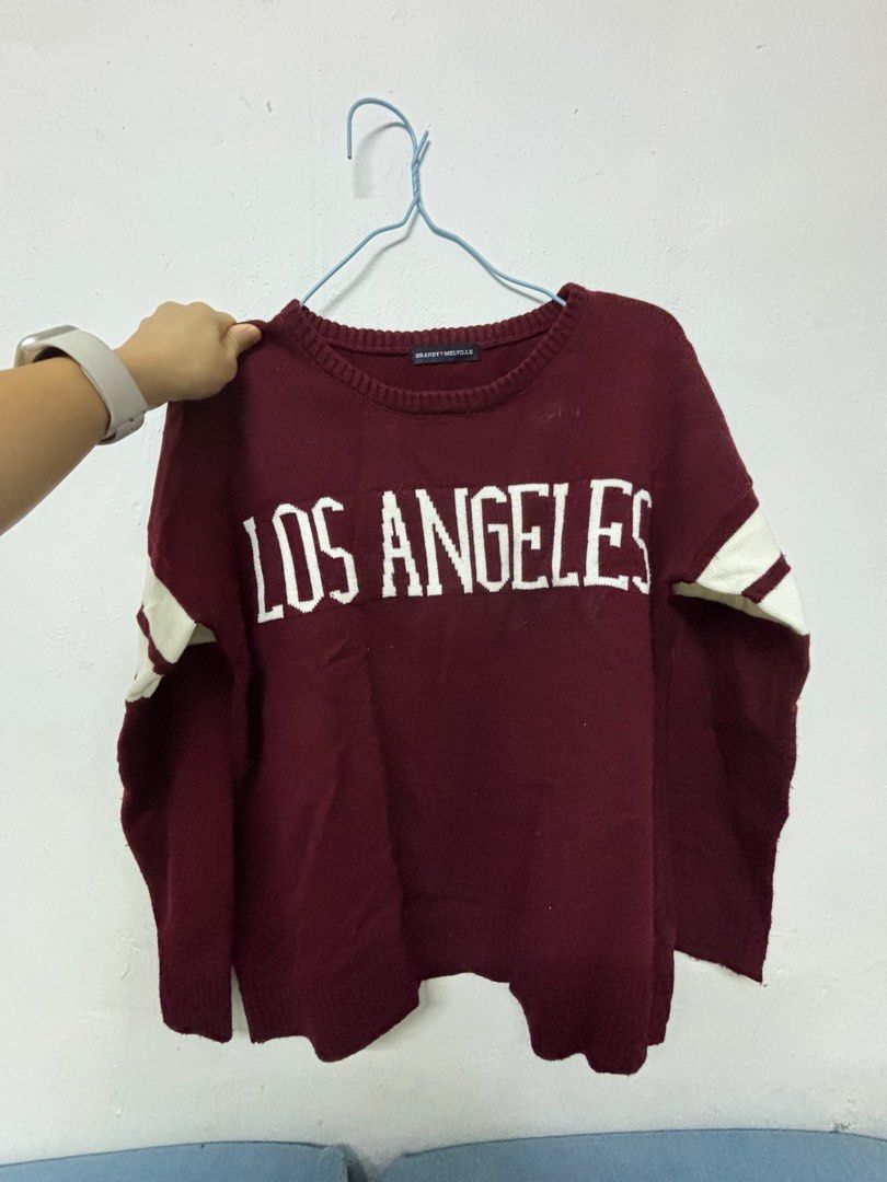 Brandy melville maroon sweater sales