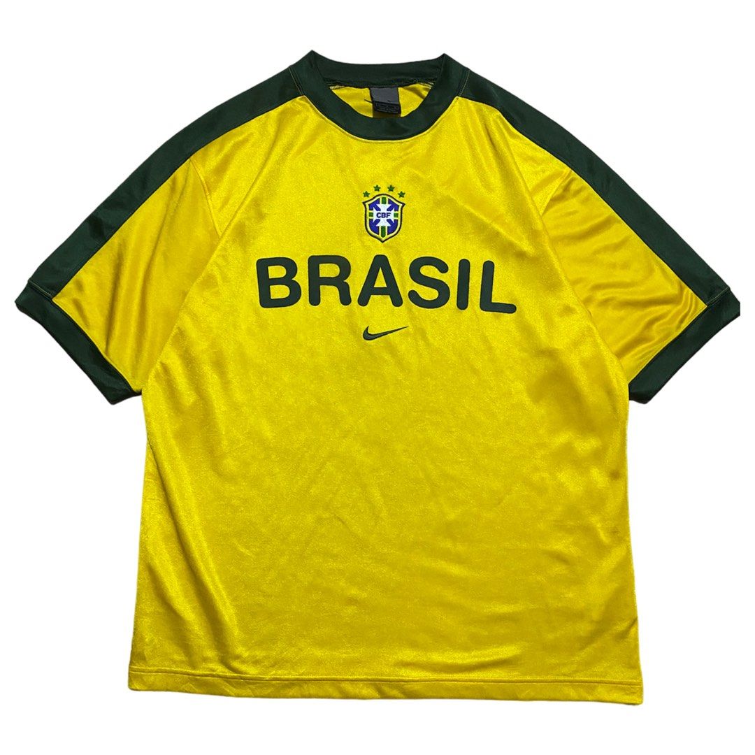 BRAZIL 98-02 TRAINING JERSEY NIKE VINTAGE, Men's Fashion, Activewear on  Carousell