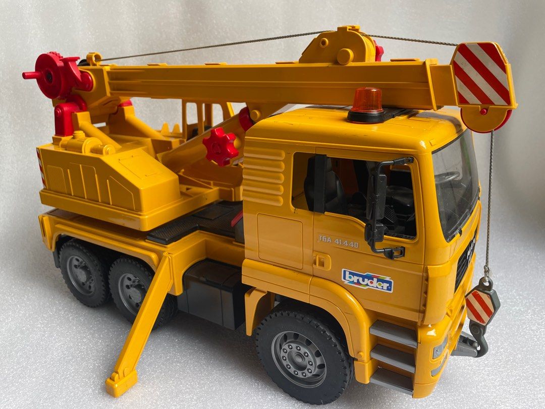Bruder Man TGA Crane truck Hobbies Toys Toys Games on Carousell