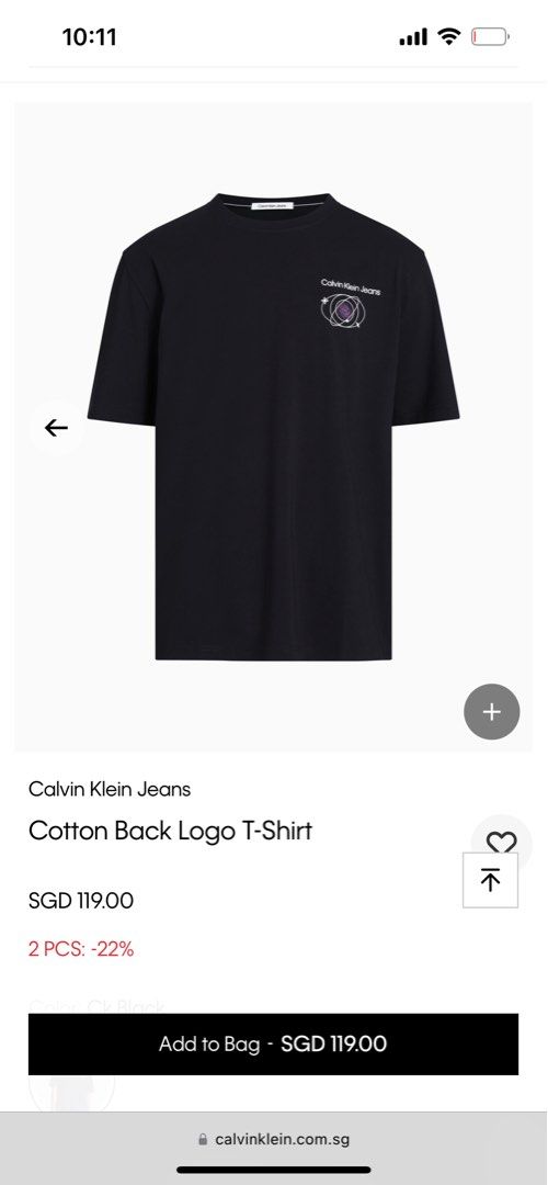 Calvin Klein oversize T shirt BNWT Men s Fashion Tops Sets
