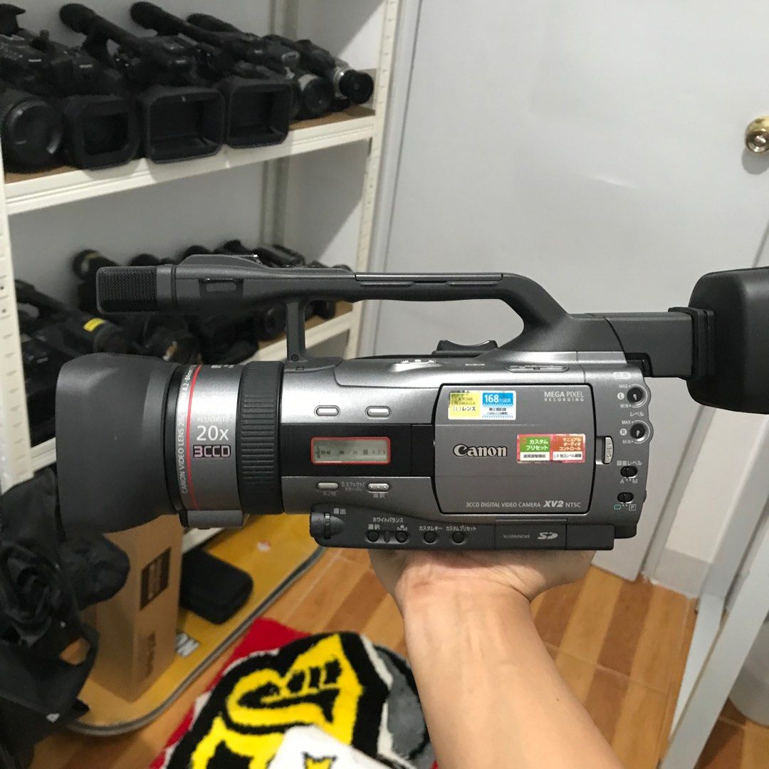 手振れ補正 高画質ビデオカメラ】Canon XV2約1120g付属品 - ビデオカメラ