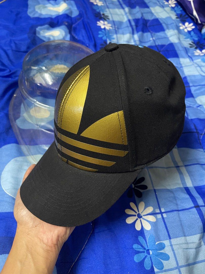 Cap Adidas Trefoil BlackGold Men s Fashion Watches Accessories