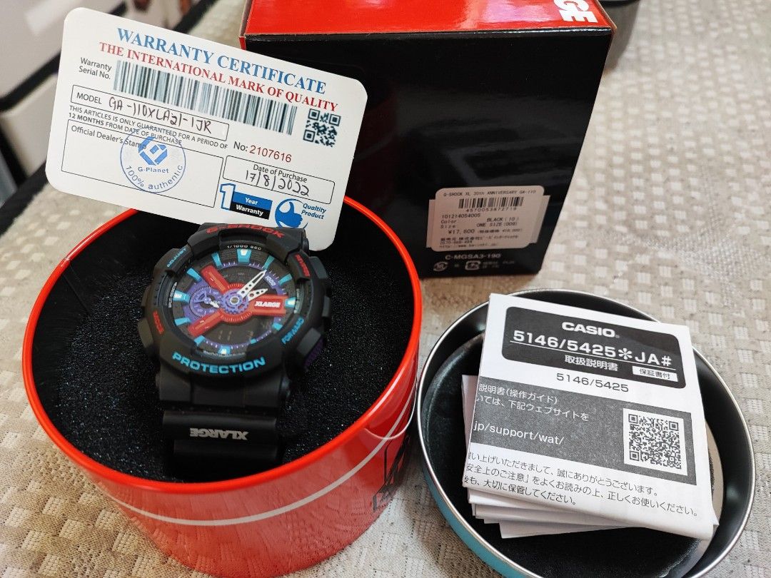 G-SHOCK × XLARGE 30th ANNIVERSARY GA-110-