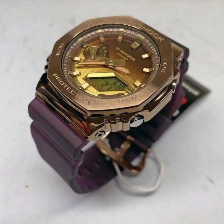 Casioak Gshock GM2100CL-5 GM2100CL-5A (Category: Men's Watches) located in Manila. Submitted by seikowatchfactory (Listing ID 1263821136, Image 1). Description: Brand New in Box Authentic Gshock 10/10 Model: GM2100CL-5A Price: 9800 pesos Specifications: Case Size: 49.3 x 44.4 x 11.8mm Case and Bezel Material: Resin/Stainless Steel Shock Resistant Approx. battery life: 3 years on SR726W x 2 Weight: 72g 200m Water Resistance Mineral Glass Neobrite 