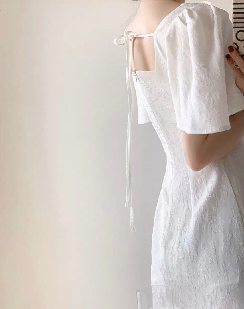 Casual white dress