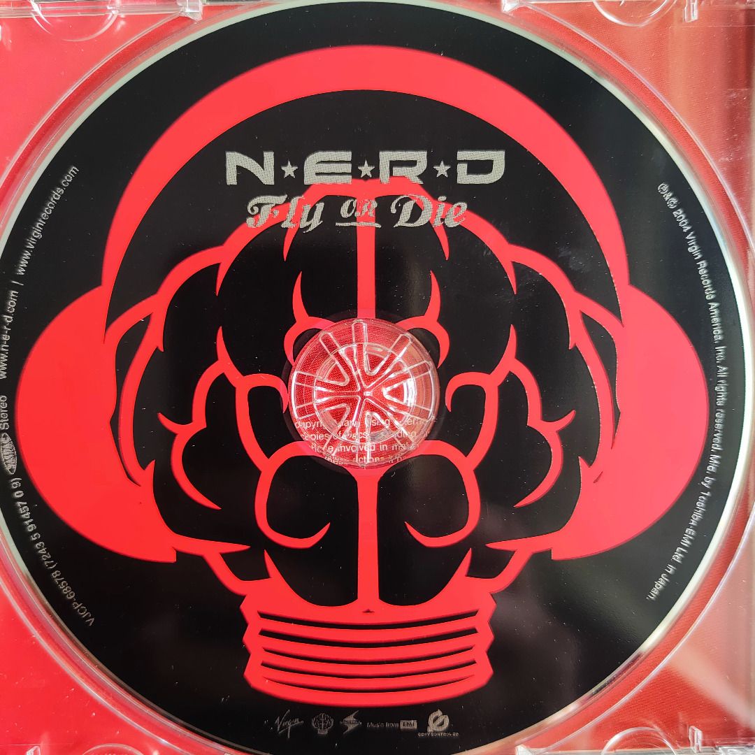 Nerd - Fly or Die CD Promo CD, Buy 3 Free Shipping 724359145709