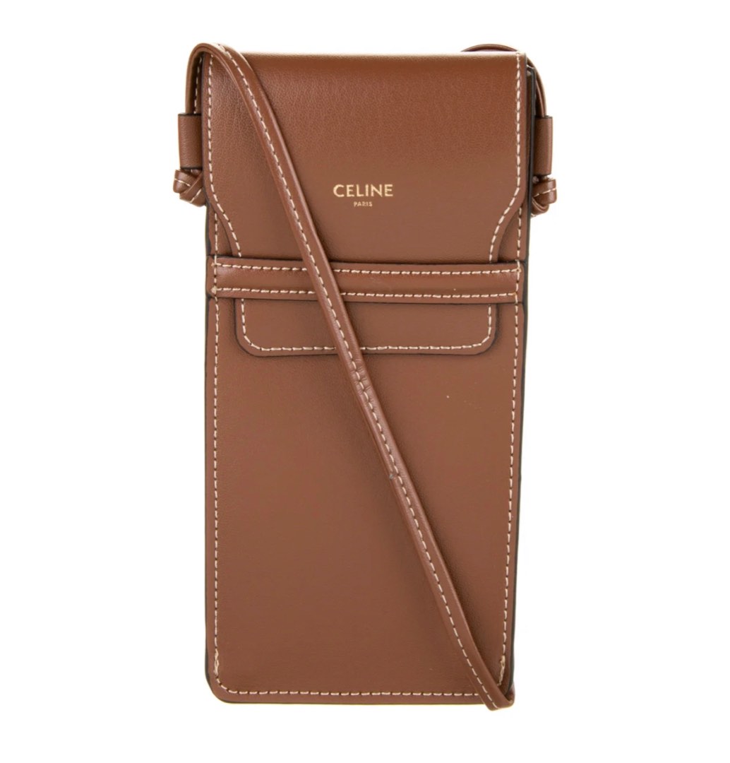 CELINE WOMEN SMALL LEATHER GOODS TRIOMPHE BROWN