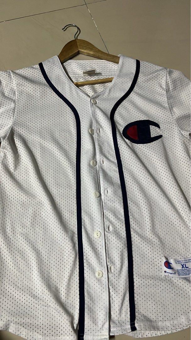 Champion baseball online jersey white