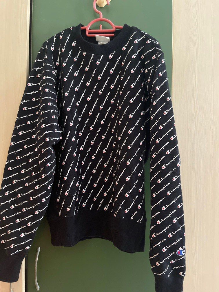 Champion all over print sweatshirt online