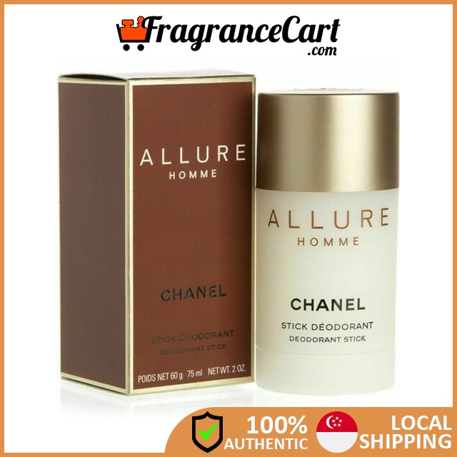 Chanel Allure Homme Deodorant Stick for Men (75ml) [Brand New 100%  Authentic Perfume FragranceCart] Man White, Beauty & Personal Care,  Fragrance & Deodorants on Carousell