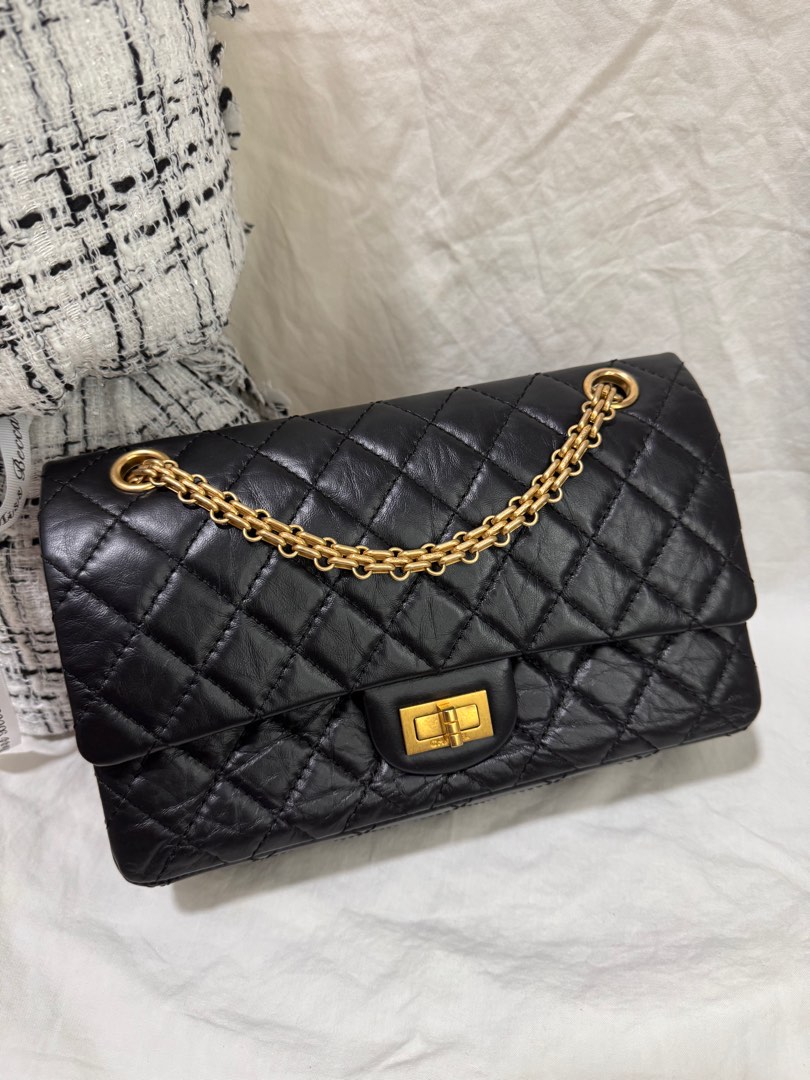 Chanel Reissue 2.55 Double Flap, Luxury, Bags & Wallets on Carousell