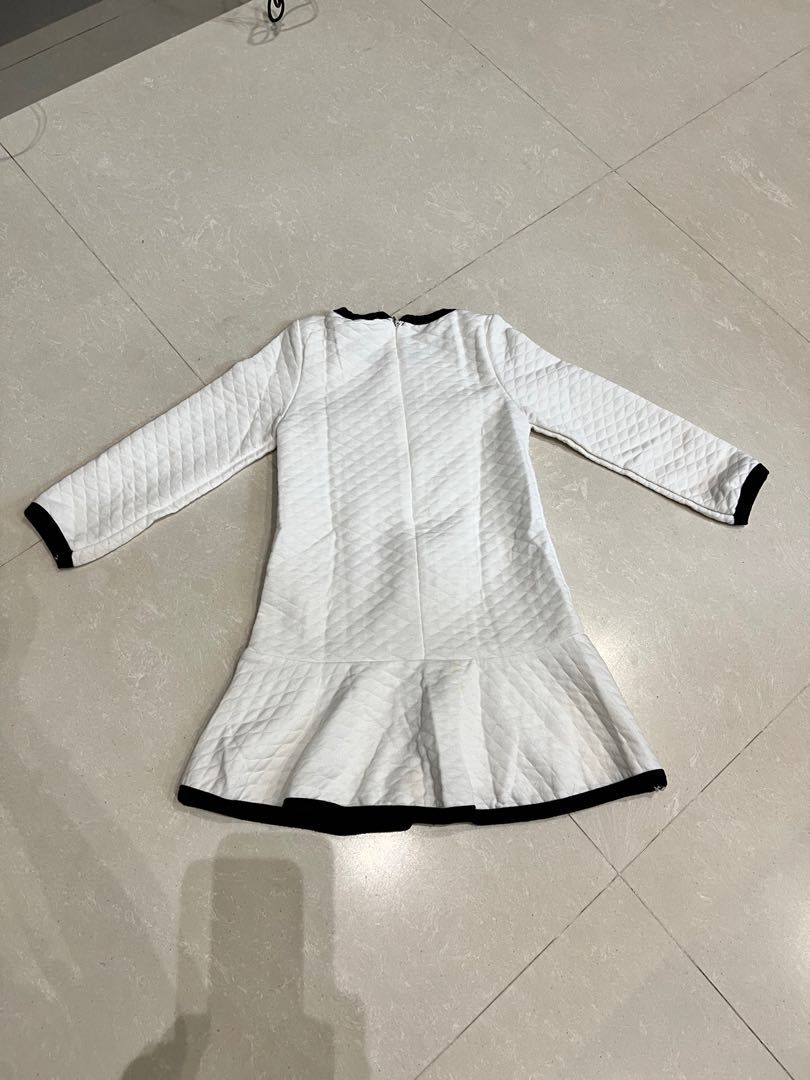 Girls size 7 white dress hotsell