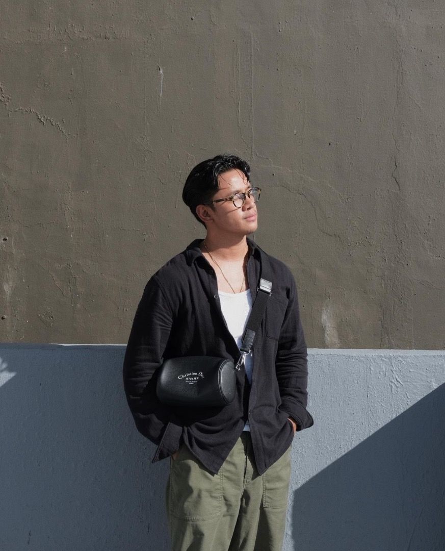 Christian Dior Atelier Roller Bag (AUTHENTIC) (Category: Luxury Bags & Wallets) located in Manila. Submitted by designerarchives.ph (Listing ID 1263840274, Image 2). Description: 100% Authentic as seen on David Guison From japan! Rank A No inclusions | Replacement strap HARD TO SOURCE | This design is already discontinued. Slightly negotiable.