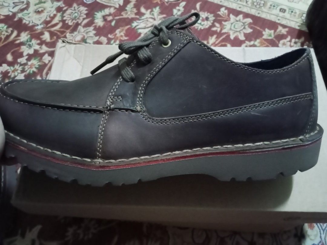 Clarks Vargo Vibe Dark Brown Leather Men s Fashion Footwear