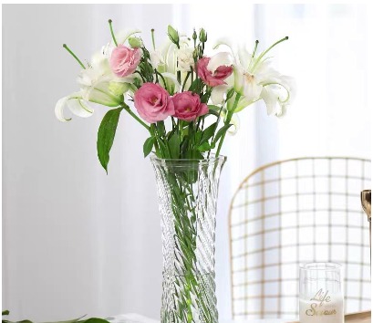 Glass flower cheap vase online